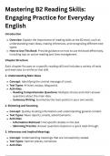 B2 Reading Mastery: Engaging Practice for Enhanced Everyday English Skills