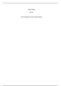 MT140 Unit8.docx    Purdue Global  MT140  Unit 8 Assignment: Communication Modes  Scenario  Mode Choice  Justification for Choice  Your company is going through a reorganization and you have been tasked with firing three of your team members.  Face-to-fac