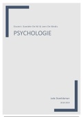 Psychologie Samenvatting Volledig + notities les