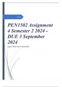 PEN1502 Assignment 4 Semester 2 2024 - DUE 3 September 2024