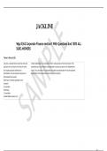  Wgu D362 Corporate Finance section1 With Questions And 100% ALL SURE ANSWERS 