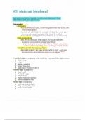 ATI Maternal Newborn Exam2024 Questions and Answers With Practice Notes