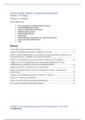 Samenvatting complexe kwetsbaarheid leerjaar 3 social work LCZ