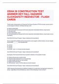 OSHA 30 CONSTRUCTION TEST ANSWER KEY ELECTROCAUTION CLICKSAFETY REDVECTOR - FLASH CARDS