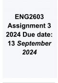 ENG2603 Assignment 3 2024 Due 13 September 2024 QUESTIONS AND ANSWERS