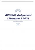 AFL2603 Assignment 1 Semester 2 2024