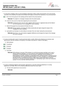 NR 446 FINAL EXAM 1 (70 Q&A) WITH RATIONALE / NR446 FINAL EXAM 1 (70 Q&A) WITH RATIONALE : COMPLETE SOLUTIONS