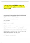 G-60, G60, F-60 FIRE GUARD, F-60 Study Material Exam Study Questions and Answers Graded A 2024.docx