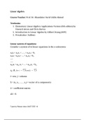 Need help with Linear Algebra? This document will give you a step by step guide