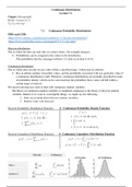 Lecture 03: Continuous Distributions [Week 7]