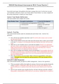 NR 228 Week 2 Nutritional Assessment (RUA) Presentation Team Charter NR 228 Week 2 Nutritional Assessment (RUA) Presentation Team Charter Successful teams begin with guidelines that help to manage their work. For this class, you and your teammates will cr