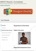 Tina Jones | Subjective HEENT | Shadow Health 2 | COMPLETE