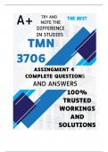 TMN3706 Assignment 4 (COMPLETE ANSWERS) 2024 (602623) - DUE 11 September 2024