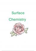 Surface chemistry class 12th NEET NCERT Chemistry notes 