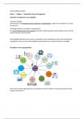 Samenvatting Introductie Capaciteit & Procesmanagement, Pre-master gezondheidswetenschappen