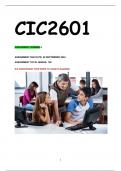 CIC2601 ASSIGNMENT 4 2024