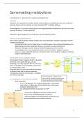 Samenvatting metabolisme (15/20)