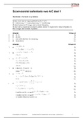 Antwoorden van de oefentoets van hoofdstuk 1 wiskunde A/C, getal en ruimte (4VWO)
