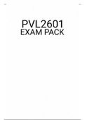 PVL2601 EXAM PACK 2021
