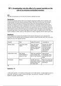 AQA A level Biology Required Practical 1:Enzymes 