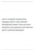 Java developer 