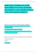 NR602 WEEK 5 EXAM(ACTUAL EXAM) WITH CORRECT 50+ ACTUAL QUESTIONS AND CORRECTLY  WELL DEFINED ANSWERS LATEST 2024 ALREADY GRADED A+