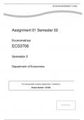 ECS3706 ASSESSMENT 1 SEMESTER 2 2024 A+ (157508)