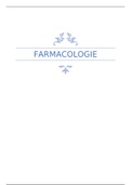 Samenvatting onderdeel farmacologie OWE1