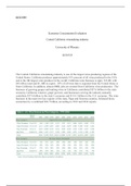 Econ week 2 .docx   ECO 535  Economic Concentration Evaluation  Central California winemaking industry  University of Phoenix  ECO/535  The Central California winemaking industry is one of the largest wine-producing regions of the United States. Californi