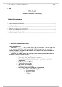 C768 Task 1.docx   C768  C768, Task 1  Western Governors University  Table of Contents  A.Internal Communication Artifact3  B.Fact Sheet Artifact4  C.Writing Process Analysis for Each Artifact5  D.Audience Analysis for Each Artifact6  A.Internal Communica