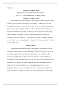 Research.week1. docx   FPSY 6115  Psychopathy in Popular Media  Department of Forensic Psychology, Walden University  FPSY 6115: Understanding Forensic Psychology Research    Psychopathy in Popular Media  Popular media is obsessed with the idea of psychop