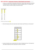 MATH 225N WEEK 2 ASSIGNMENT, FREQUENCY TABLES QUESTION AND ANSWERS