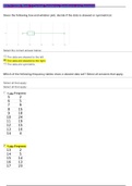 MATH 225N WEEK 3 CENTRAL TENDENCY QUESTIONS AND ANSWERS