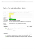 NURS 6512N-34 Week 6 Midterm Exam (100/100 Correct)