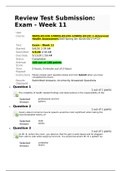 NURS 6512N-1, NURS-6512D-1, NURS-6512C-1 Week 11 Final Exam (100/100 Correct)