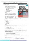 TEST BANK GUIDE FOR AN INTRODUCTION TO MATERNITY AND PEDIATRIC NURSING 9TH EDITION BY GLORIA LEIFER CHAPTER 1 - 34 |VERIFIED SOLUTIONS PROVIDED|2024/2025 GRADED A+