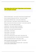 Rio Salado Bio 201 Exam 2 Questions and Answers with complete solution.