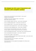 Rio Salado bio 201 exam 3 Questions and Answers with complete solution.