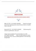 DBIA EXAM WITH GUARANTEED ACCURATE ANSWERS |VERIFIED