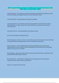 Basic Concepts of Laboratory Biosafety and Biosecurity | Questions And Answers Latest {2024- 2025} A+ Graded | 100% Verified