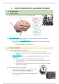 Samenvatting Neuropsychology and Psychopharmacology 