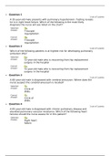 NUR 6501 Quiz 4 Answers