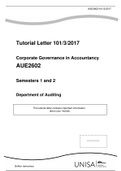 AUE2602_101_2017_3_e(Corporate Governance in Accountancy AUE2602)