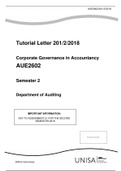 AUE2602_2018_TL_201_2_B(Corporate Governance in Accountancy AUE2602)