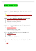 HISTO 410 FINAL EXAM ATTEMPT 77% SCORE