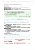 AQA A-level Physics: Section 1 - Measurements and their Errors