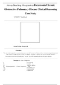 Airway/Breathing (Oxygenation) Pneumonia/Chronic Obstructive Pulmonary Disease Clinical Reasoning Case Study; JoAnn Walker, 84 years old (ANSWERED) A+ solution.