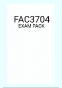 FAC3704 EXAM PACK