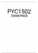 PYC1502 EXAM PACK