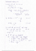 uitwerkingen module 13 wiskunde voor economen deel 2